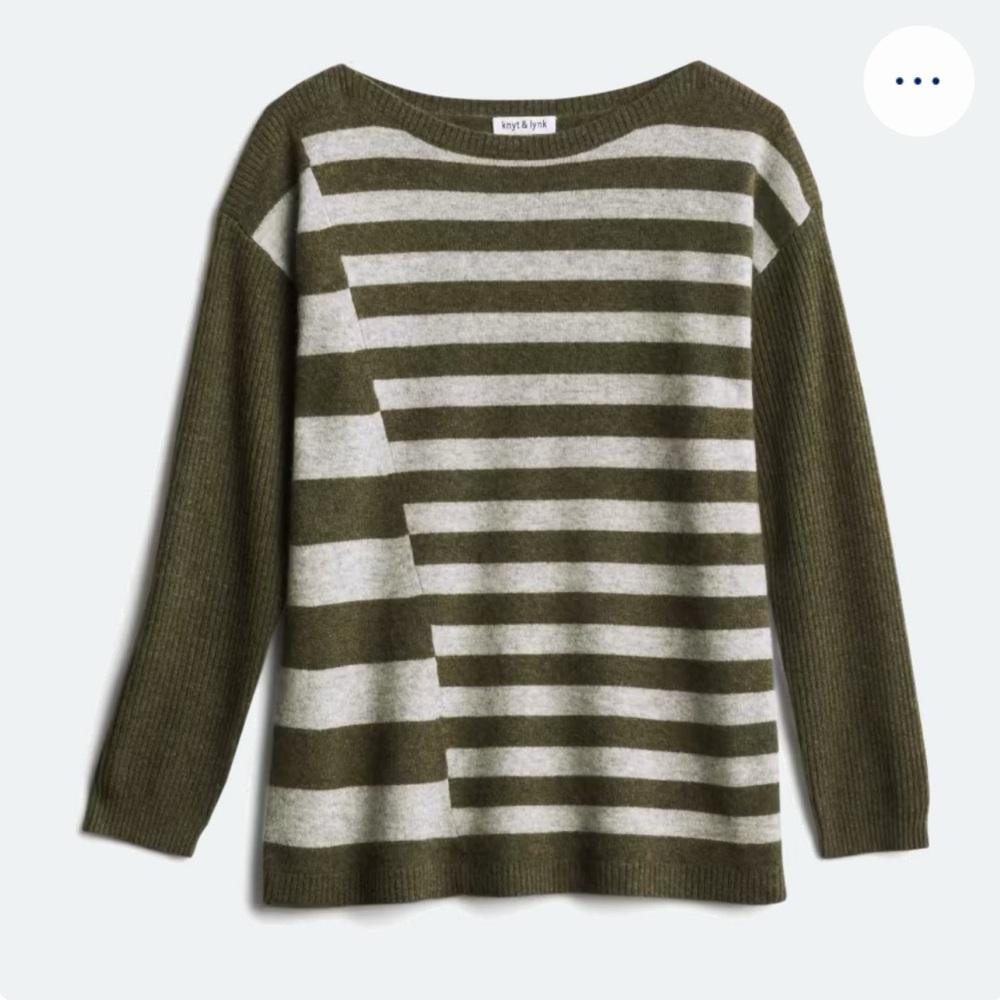 Knyt & Lynk 100% Devon Cashmere Boat Neck Women's Sweater